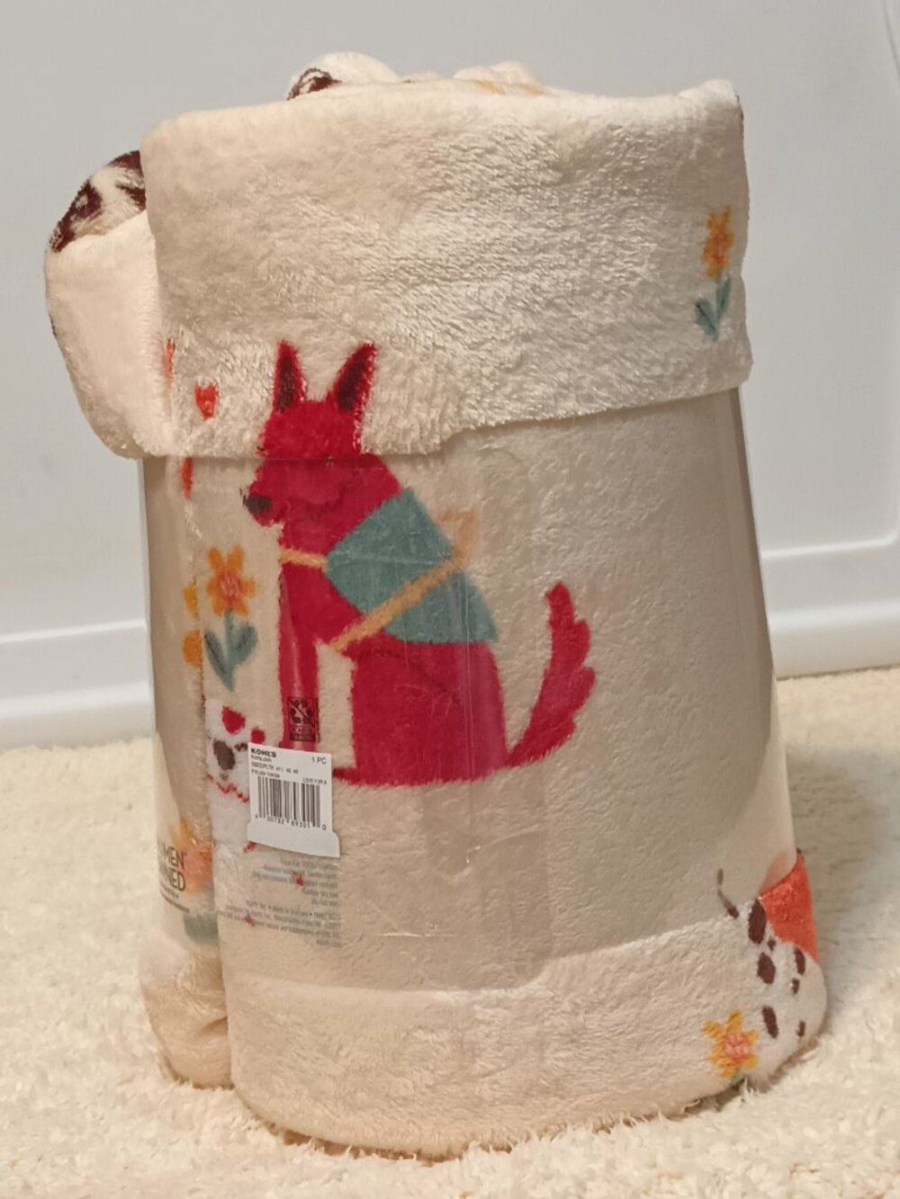 NWT ~ The Big One- "Love Fur All" Service Dog Blanket, Measures:  5 ft. x 6 ft. - Picture 7 of 9